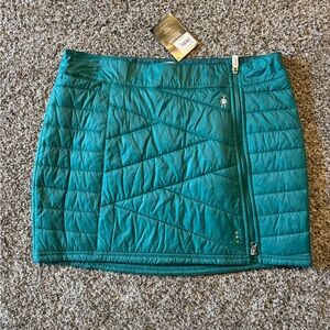 Smartwool Women's Teal Quilted Puffer Skirt